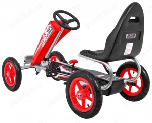 GO Kart cu pedale, Kinderauto F8-1, roti Gonflabile de 10 inch - imagine 5