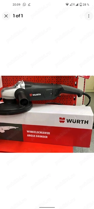 Flex polizor unghiular Wurth 22000W
