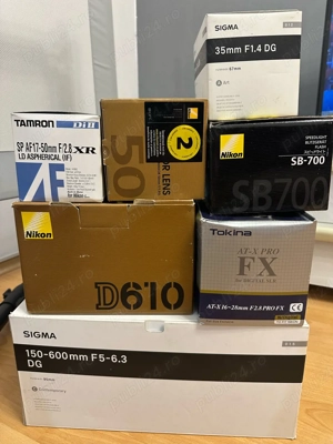    Kit foto complet Nikon, Sigma, Tamron & Tokina   Nou, Neutilizat, Cutii originale!   