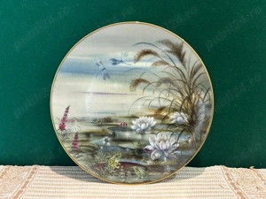 Farfurie de Colecție Morgenstimmung am Teich   Lilien Porzellan   Bradex