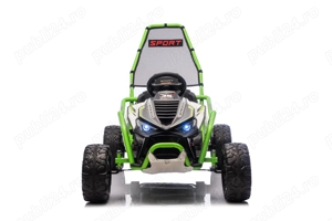Go-Kart electric cu functie DRIFT 2x 150W, 24V 10Ah, scaun tapitat  - imagine 2