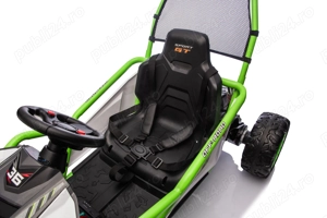 Go-Kart electric cu functie DRIFT 2x 150W, 24V 10Ah, scaun tapitat  - imagine 3