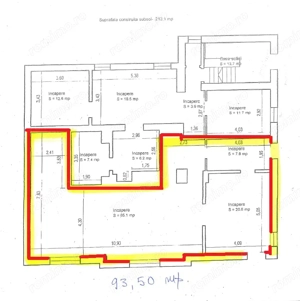  Spațiu de închiriat   Strada Paris | Demisol cu acces stradal 