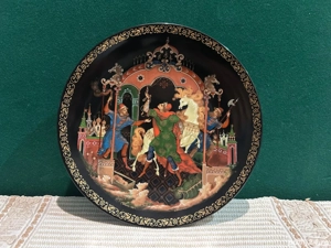 Farfurie de Colecție The Golden Bridle (Căpăstrul de Aur) Basme Rusești Bradex