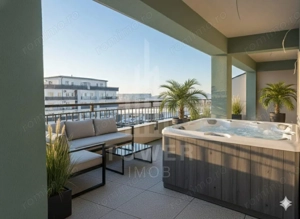 Penthouse de vânzare – Turnișor | Terasă spectaculoasă  | Bloc nou, modern - imagine 9