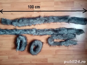 Bucati de blanita ecologica gri 