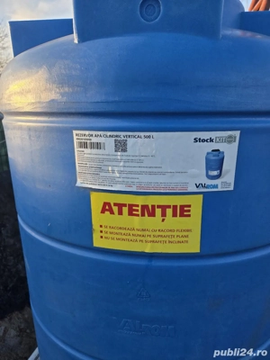 rezervor apa potabila 500L