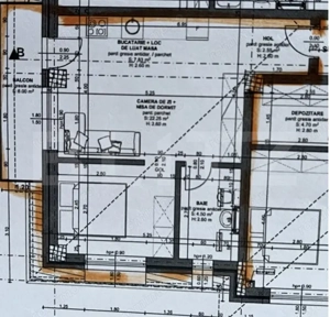 Exclusivitate ! Apartament 2 camere, Finisat, 37 mp, Parcare , Beta - imagine 7