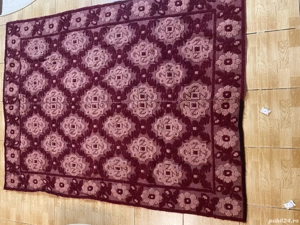 Macat cuvertură velință din lână oltenesc lucrat manual primit de la bunici