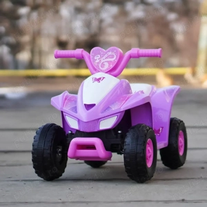 ATV electric pentru copii, Kinderplay Princess 25W, 6V, barby pink