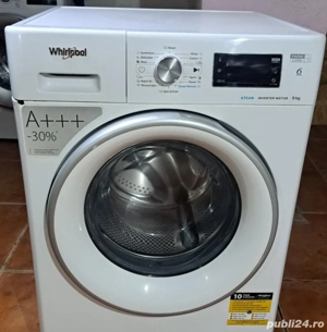 Masina de spalat automata Whirlpool 9 Kg inverter, garantie