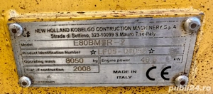 excavator 8 tone kobelco 2008 - imagine 5