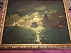 Vănd tablou pictat pe pânză, anul 1848