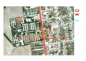 TEREN liber industrial, împrejmuit, hala depozitare/productie  Lumina Ovidiu