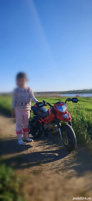 Motocicleta electrica copii 400w, Ducati Peg Perego - imagine 2