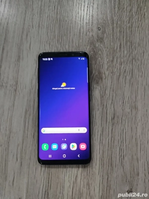 samsung s9 functional cu sticla fisurata 