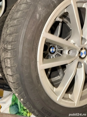 225 50 17 roti BMW 2024 .Sunt ca si noi impecabile.Cauciucuri de iarna .Roti complete .