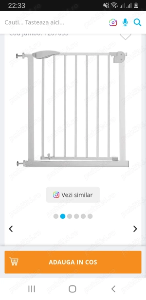 Poarta de protectie pentru scara+extensie - imagine 2