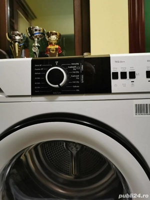 Vând uscător de rufe Heinner, 7 kg, cu pompa de căldură  - imagine 3