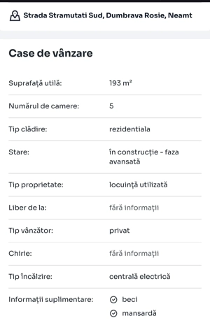 Casă 193 mp, cu 5 camere și teren de 1.200 mp 89 900 pretabila pentru sediu de firma - imagine 10