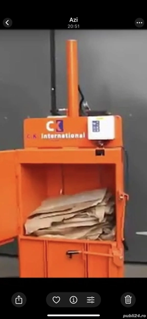 Presa carton si plastic