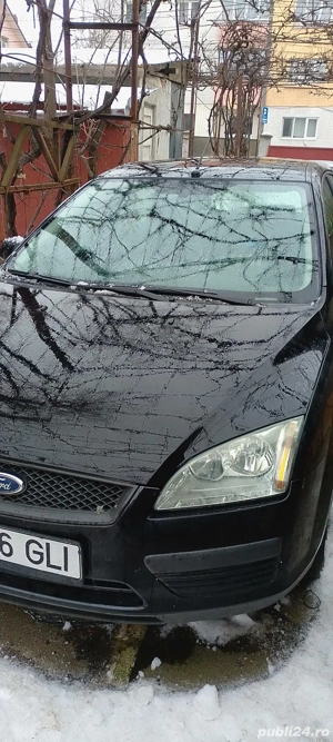 Vand Ford Focus combi, negru, 2006, 1.6 diesel, inmatriculat - imagine 2