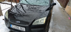 Vand Ford Focus combi, negru, 2006, 1.6 diesel, inmatriculat