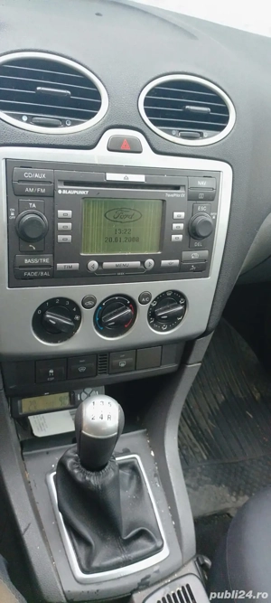 Vand Ford Focus combi, negru, 2006, 1.6 diesel, inmatriculat - imagine 7