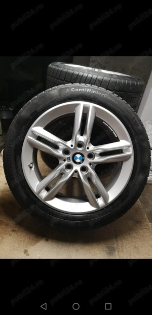 jante originale BMW M cu anvelope iarna 205 55 17 - imagine 4