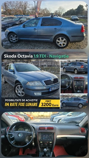skoda octavia 2008 Posibilitate rate fara avans 