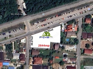 Otopeni intravilan 2.844 mp, colț stradal, deschidere dublă - C.U.