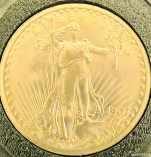 Iconic American Relief Inalt, $20 Saint Gaudens 1907 