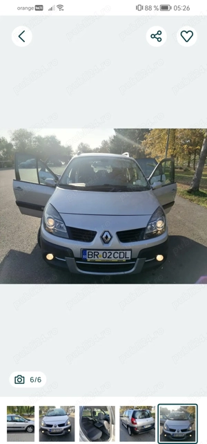 Vând Renault Scenic Conquest 1,9 dci  an 2008