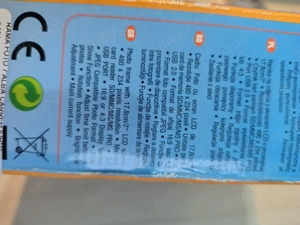 Rama foto digitala Carrefour 7" 17.8cm screen digital photo frame - imagine 5