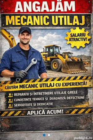 Mecanic Utilaje constructii