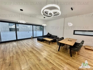 Apartament mobilat si utilat cu 3 camere de inchiriat + gradina 28mp in zona de  Nord  6 min Scoala 