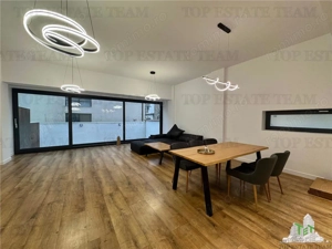 Apartament mobilat si utilat cu 3 camere de inchiriat + gradina 28mp in zona de  Nord  6 min Scoala 