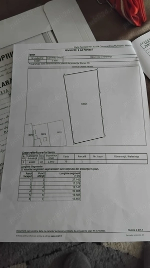 Teren INTRAVILAN 2900 mp BUNESTI, jud. CLUJ negociabil! - imagine 2