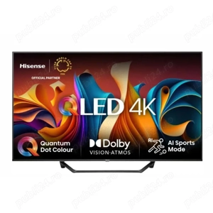 Televizor QLED Smart HISENSE 43A7GQ Ultra HD 4K 108cm Nou Sigilat