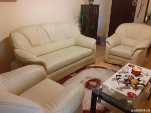 Vand set piele naturală MILTON.