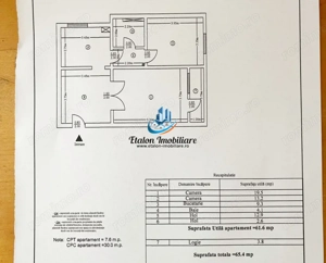 Apartament 3 camere semidecomandat, etaj 9, zona Spital - imagine 14