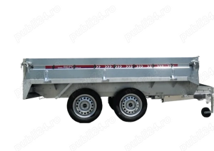 Remorca Auto Cargo REPO QSD 3116 3100 x 1600 x 300 mm dublu-ax 750 kg. - imagine 10