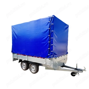 Remorca Auto Cargo REPO QSD 3116 3100 x 1600 x 300 mm dublu-ax 750 kg. - imagine 11