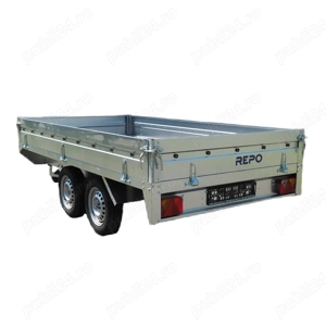 Remorca Auto Cargo REPO QSD 3116 3100 x 1600 x 300 mm dublu-ax 750 kg. - imagine 8