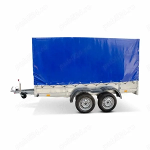 Remorca Auto Cargo REPO QSD 3116 3100 x 1600 x 300 mm dublu-ax 750 kg. - imagine 12
