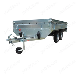 Remorca Auto Cargo REPO QSD 3116 3100 x 1600 x 300 mm dublu-ax 750 kg. - imagine 6