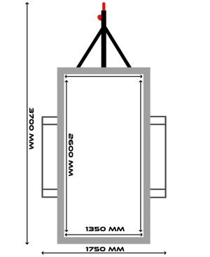 Remorcă Auto Transport ATV Basculabilă REPO 2613 2600 x 1350 mm 750 kg. - imagine 10