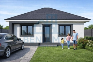 Casa la cheie-Living-2 Dormitoare-Baie-Gaze-Curent-Apa-320mp teren