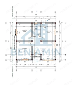 Casa la cheie-Living-2 Dormitoare-Baie-Gaze-Curent-Apa-320mp teren - imagine 8