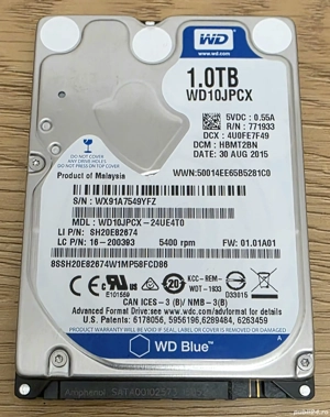 HDD Western Digital 1TB 2.5 inch